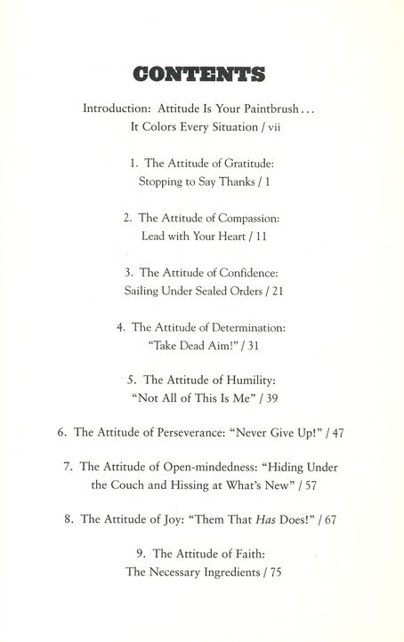 Attitude is Your Paintbrush