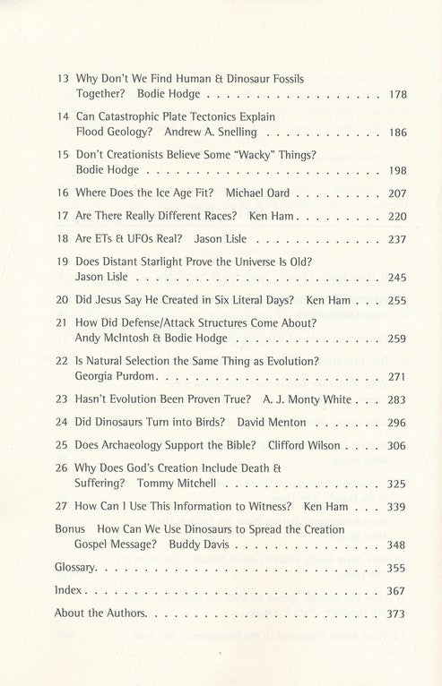 The New Answers Book 1: Over 25 Questions on Creation/Evolution and the Bible