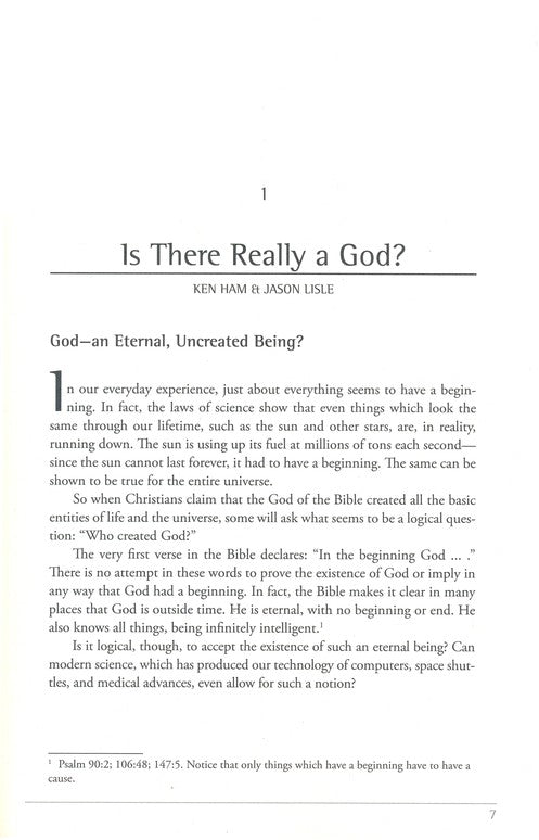 The New Answers Book 1: Over 25 Questions on Creation/Evolution and the Bible
