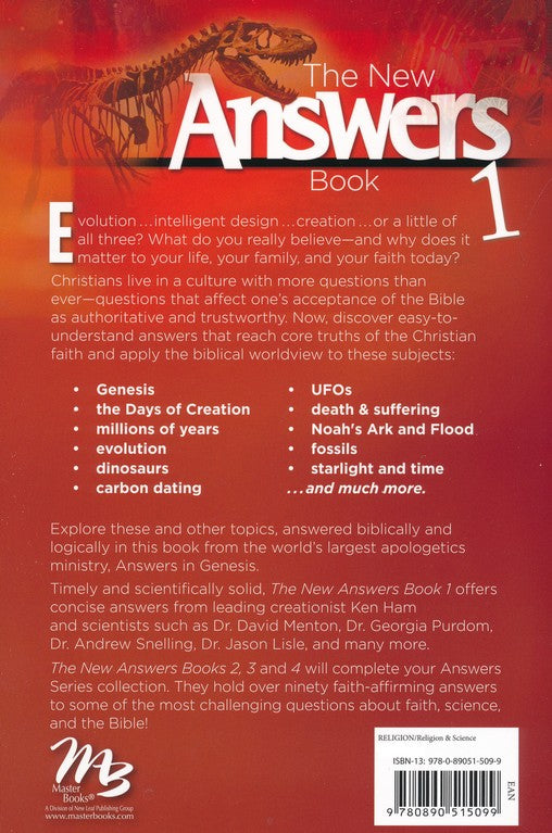 The New Answers Book 1: Over 25 Questions on Creation/Evolution and the Bible