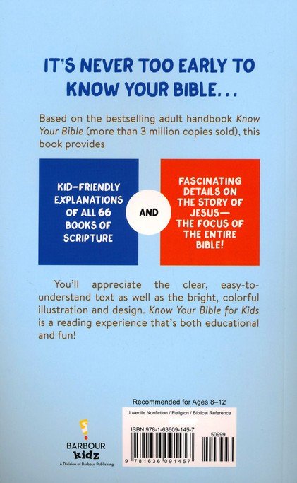 Know Your Bible for Kids: The 66 Books and All About Jesus