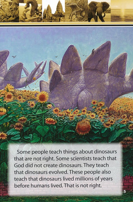 Amazing Dinosaurs Designed By God Advanced Reader Series