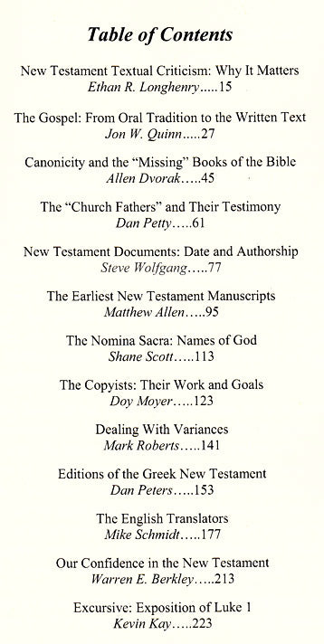 Integrity of the New Testament