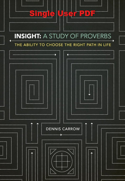Insight: A Study of Proverbs - Downloadable Single User PDF