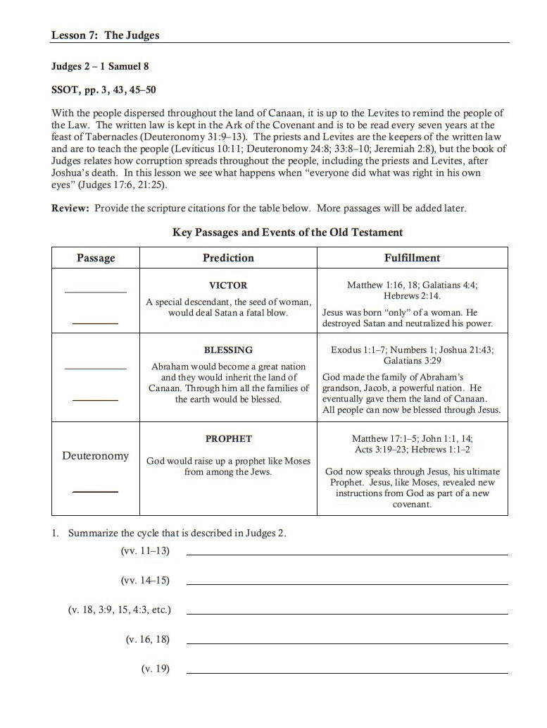 Simplified Study of the Old Testament 26 Lesson Workbook