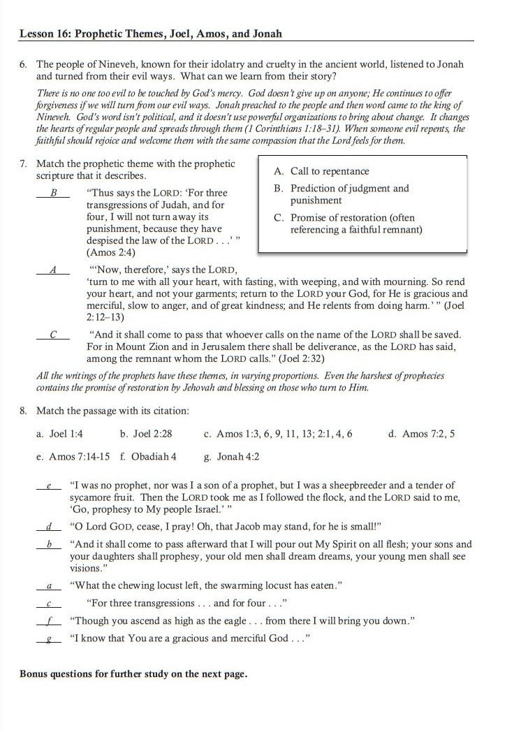 Simplified Study of the Old Testament Teacher Edition