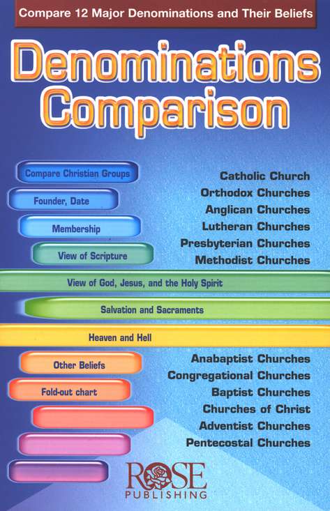 Denominations Comparison Pamphlet (op - replaced w/449x)
