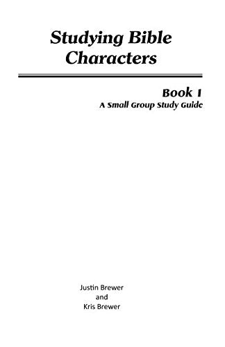 Studying Bible Characters Book 1