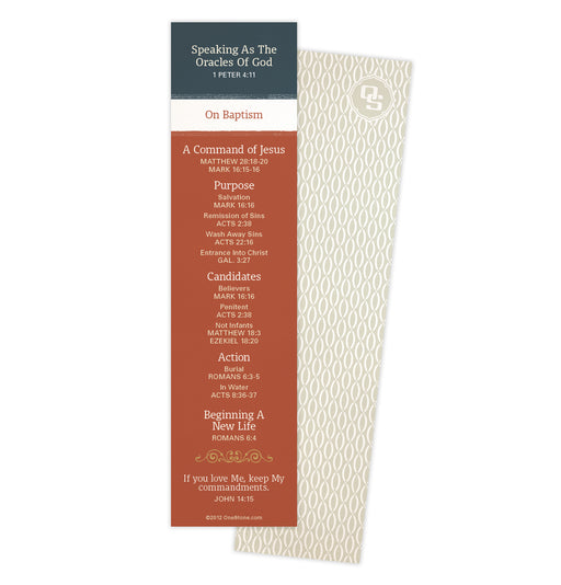 Baptism Oracles Bookmark