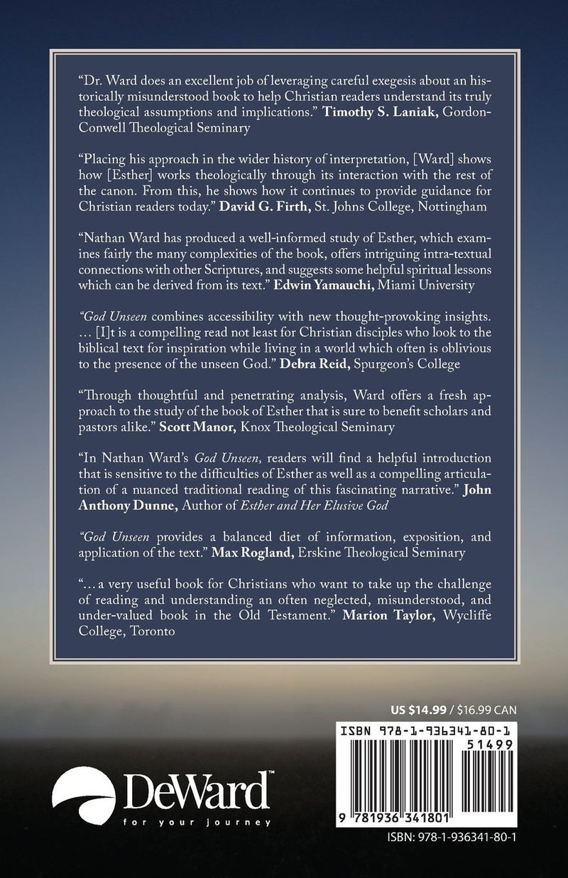 God Unseen: A Theological Introduction to Esther