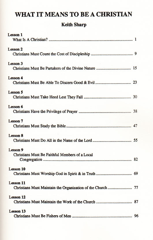 Table of Contents