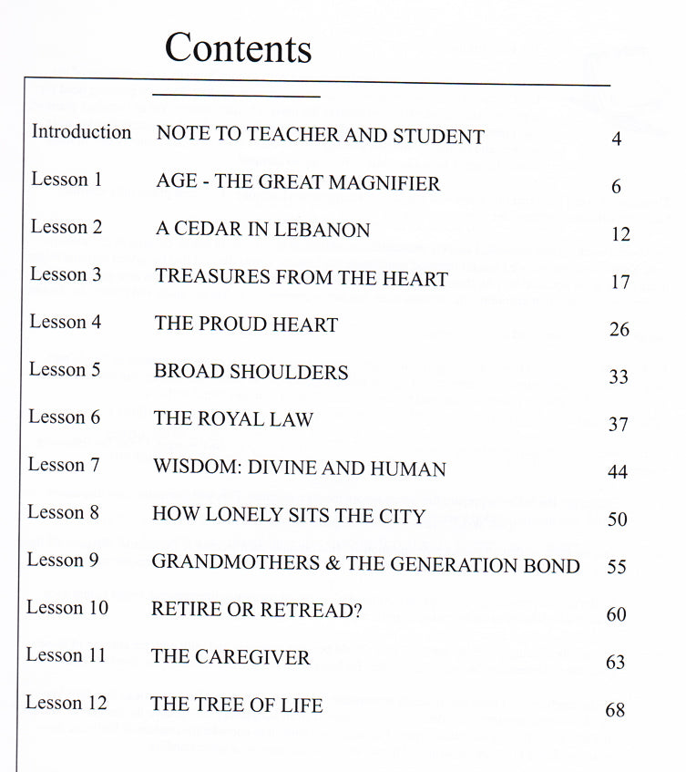 Table of Contents