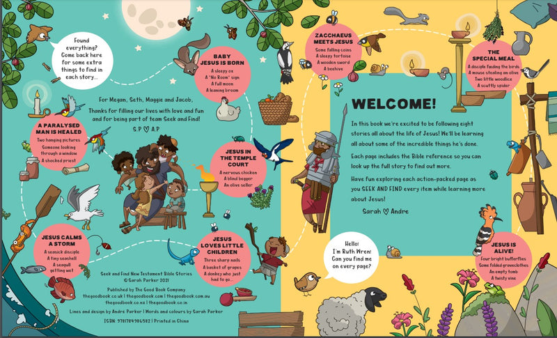 Seek and Find New Testament Bible Stories