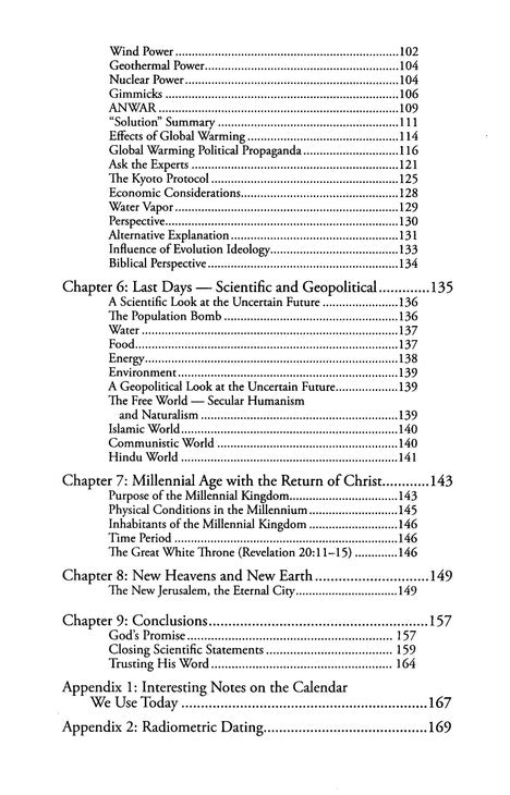 Global Warming and the Creator's Plan
