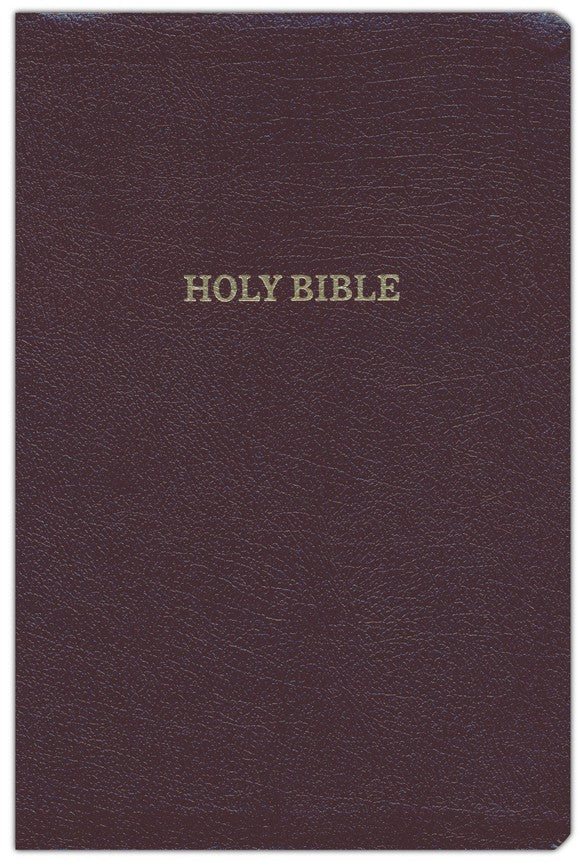 KJV Giant Print Reference Bible Burgundy Bonded (op)