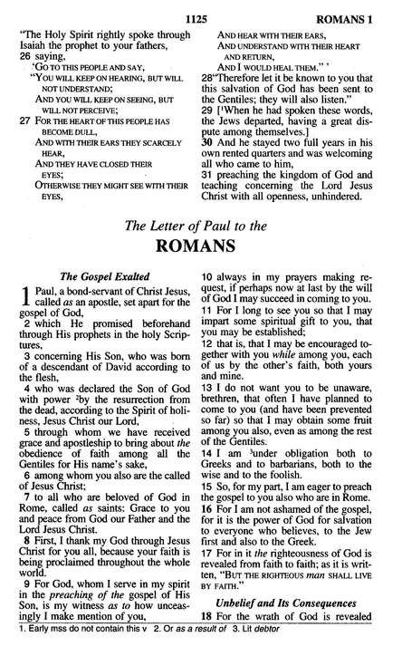 NAS 1995 Pew Bible Large Print - Black