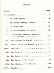 Table of Contents