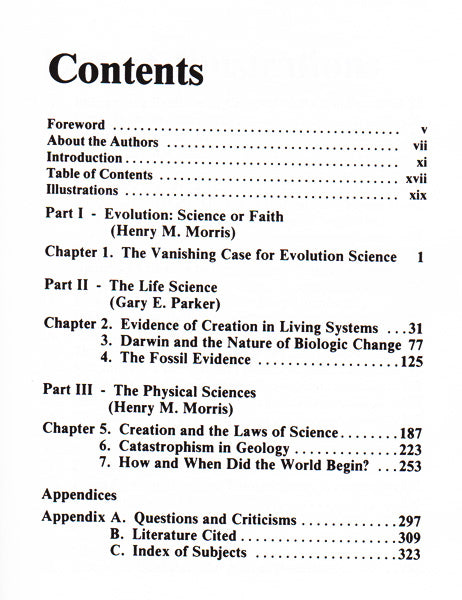 Table of Contents
