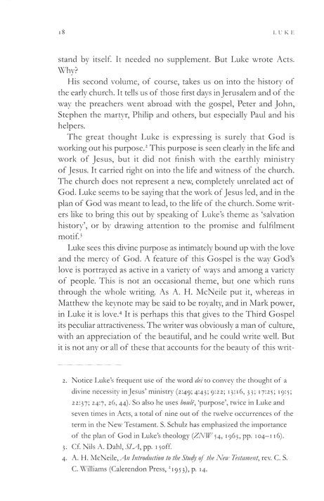 Tyndale New Testament Commentary:  Luke