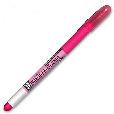 Accu-Gel Bible Hi-Glider Highlighter, Pink