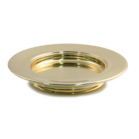 Stackable Bread Plate - Brasstone Aluminum