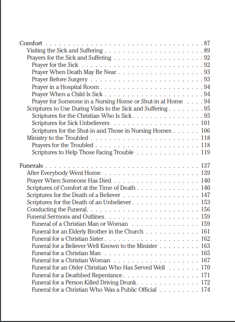 Minister's Manual For Churches Of Christ