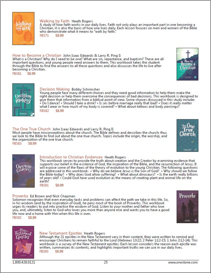 One Stone Catalog (FREE PDF)