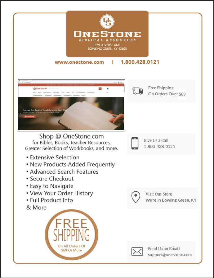 One Stone Catalog (FREE PDF)