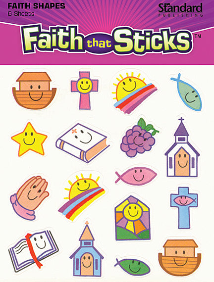 Christian Symbol Smiles Stickers