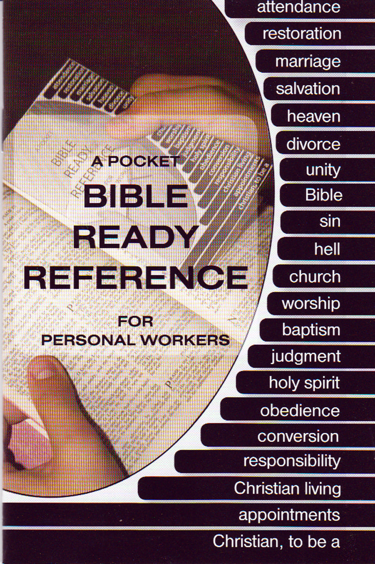 Pocket Bible Ready Reference — One Stone Biblical Resources