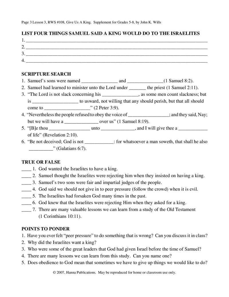 Excerpt: Lesson 3, Grades 5-8