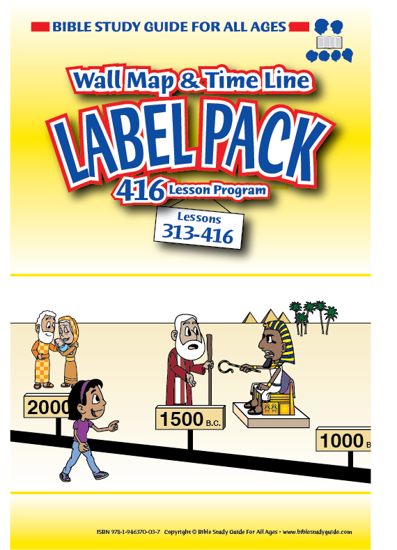 BSG Label Pack for Lessons 313-416 Bible Study Guide for All Ages