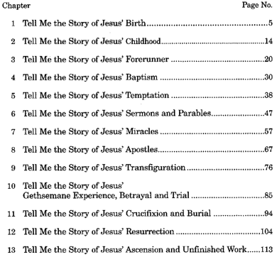 Table of Contents