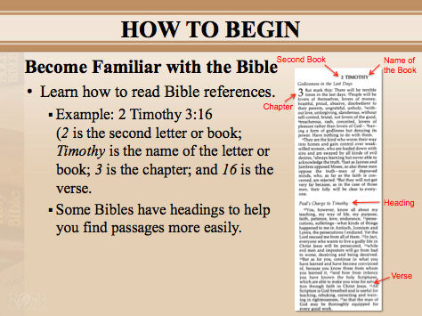 PowerPoint How to Study the Bible