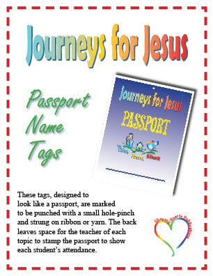Journeys for Jesus Name Tags