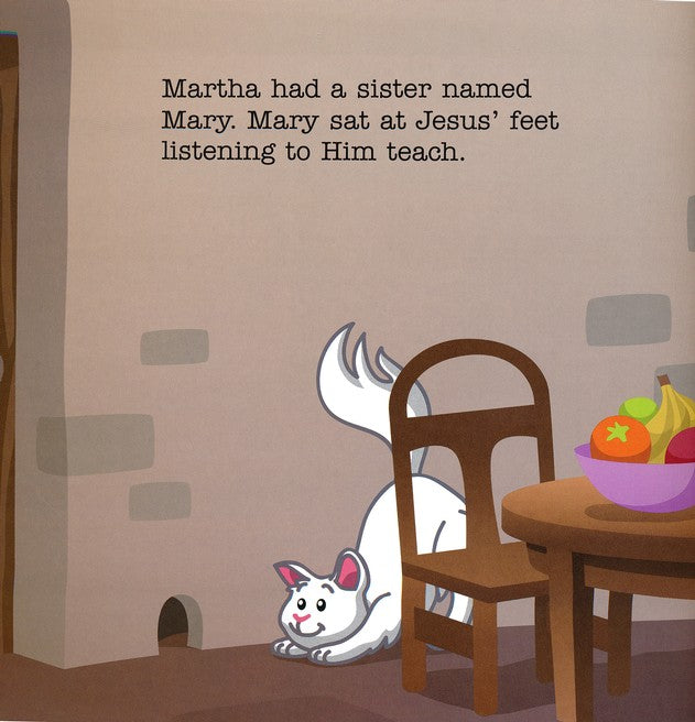 Jesus’ Miracles/Martha Flip-Over Book