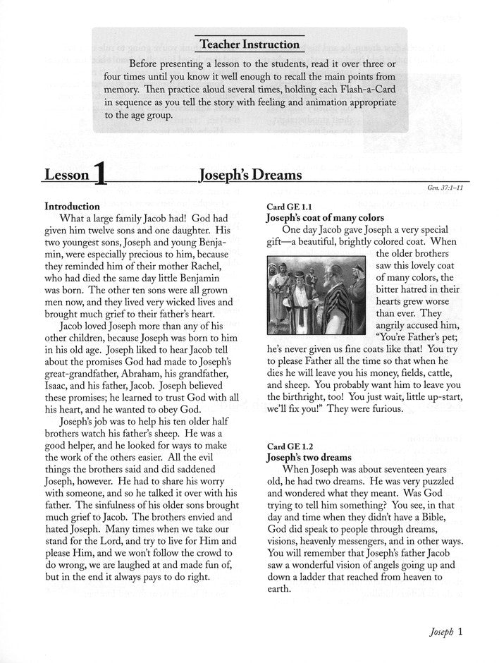 Joseph Abeka Flash-A-Card