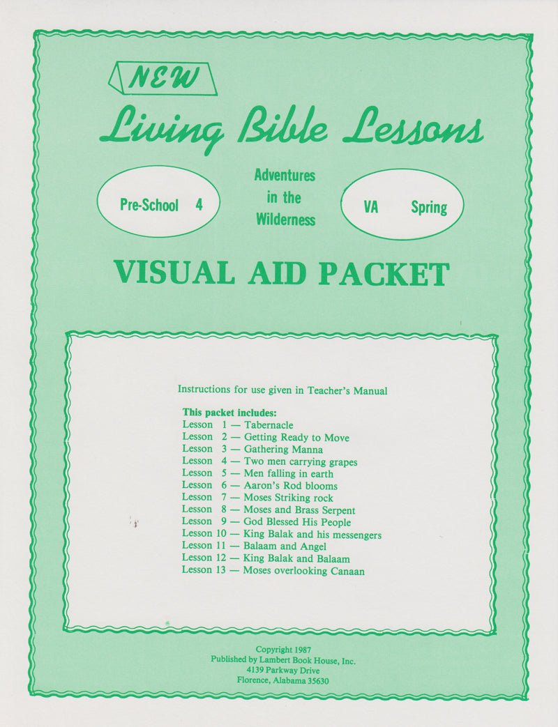 PRESCHOOL 4-3 VIS - Adventures in Wilderness