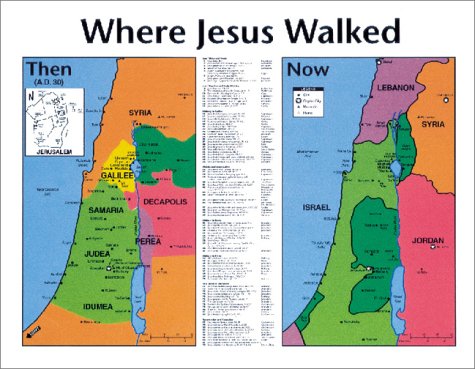 Where Jesus Walked laminated