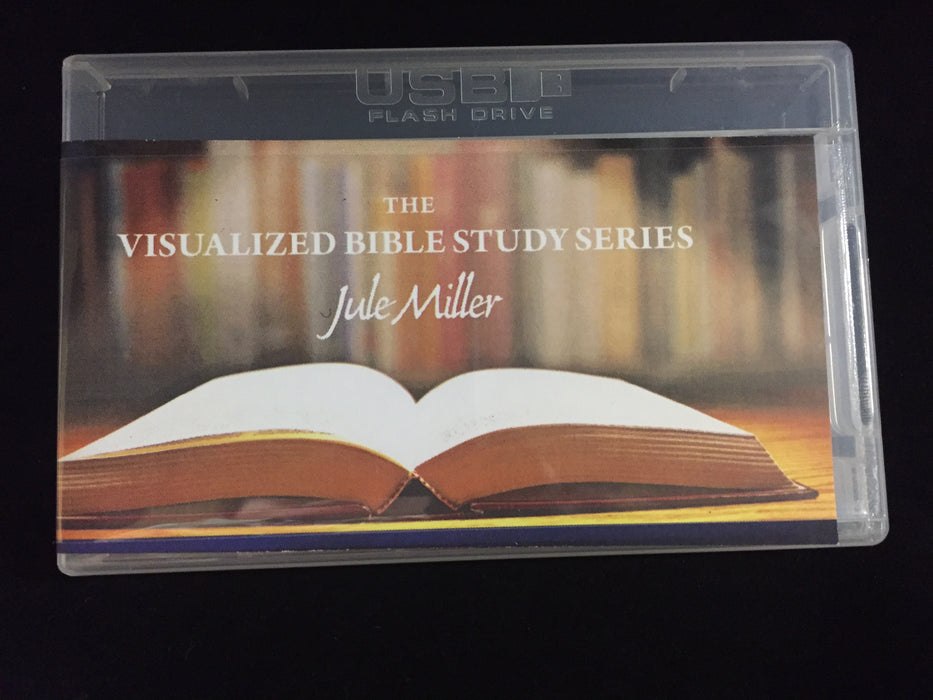 DVD de la Serie de Estudios Bíblicos Visualizados de Jule Miller - 5 Lecciones en 1 USB - Versión en Español(Jule Miller Visualized Bible Study Series DVD - 5 Lessons on 1 USB - Spanish Version)