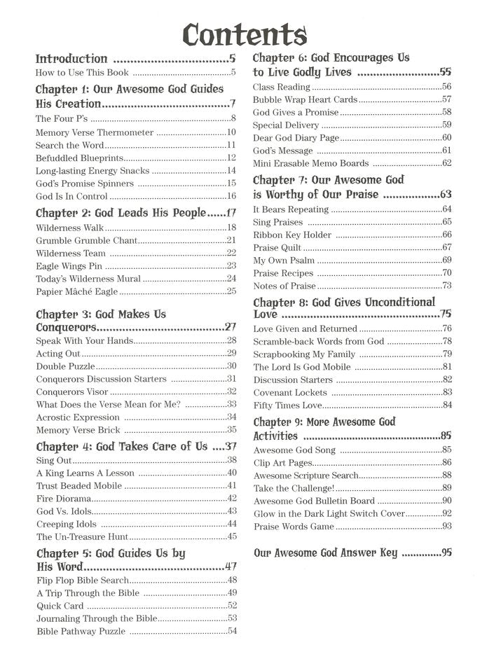 Instant Bible Lessons for Preteens: Our Awesome God