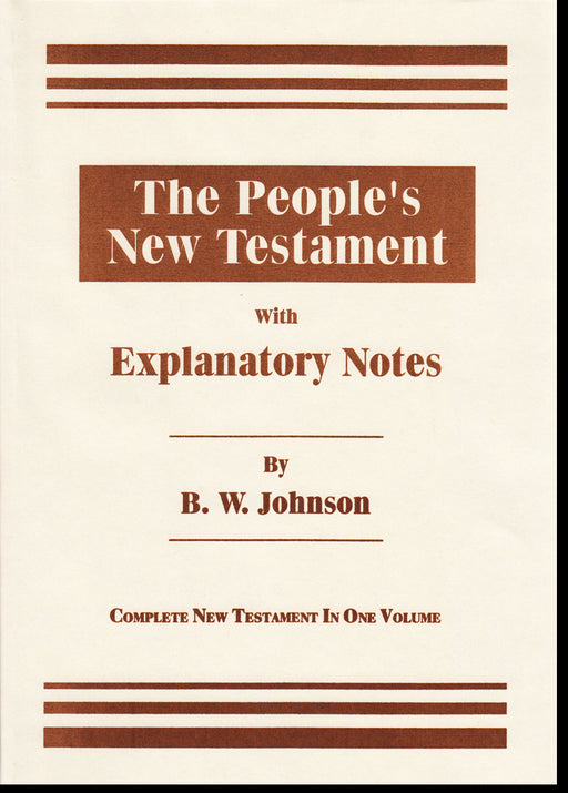 People's NT With Notes in One Volume