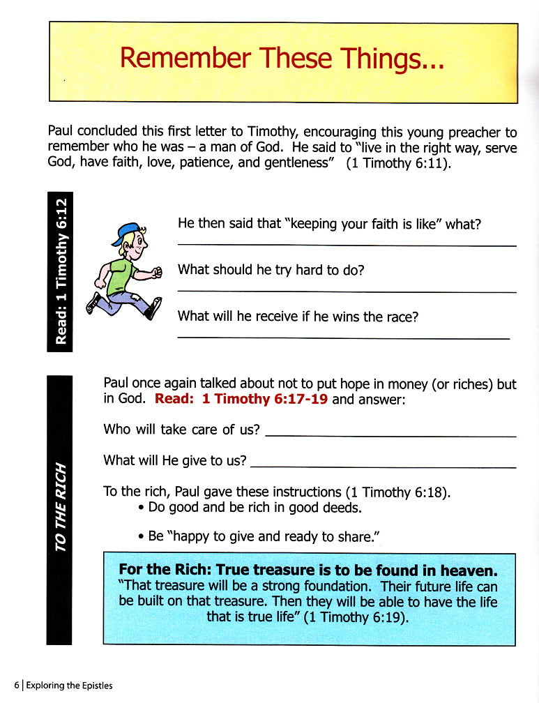 Exploring the Epistles Part 2 (Primary 3:4) Teacher Manual