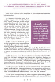 Leadership Lesson 1-9