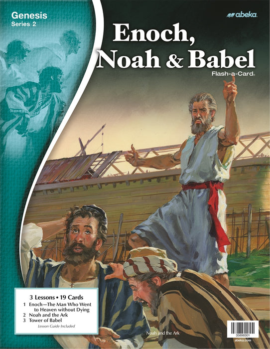 Enoch, Noah, and  Babel Abeka Flash-A-Card