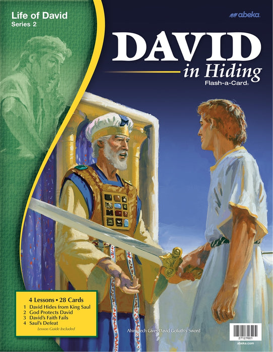 David in Hiding (David 2) - Abeka Flash-A-Card
