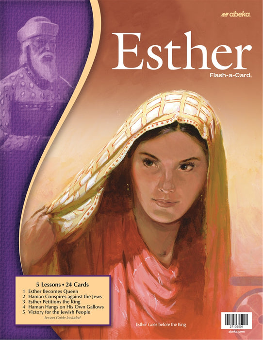 Esther - Abeka Flash-A-Card