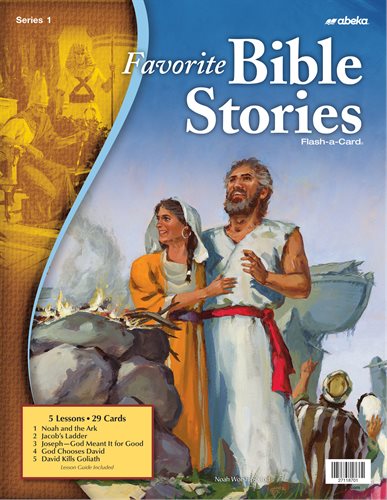 Favorite Bible Stories 1 - Abeka Flash-A-Card