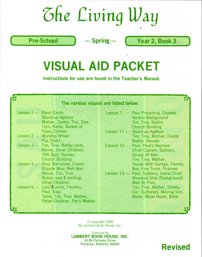 PRESCHOOL 2-3 VIS - Paul's Journeys for Jesus