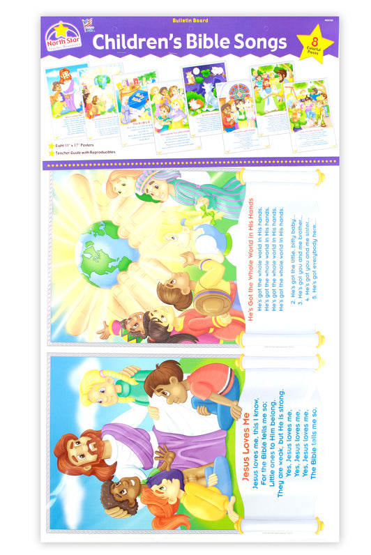 Children's Bible Songs Bulletin Board